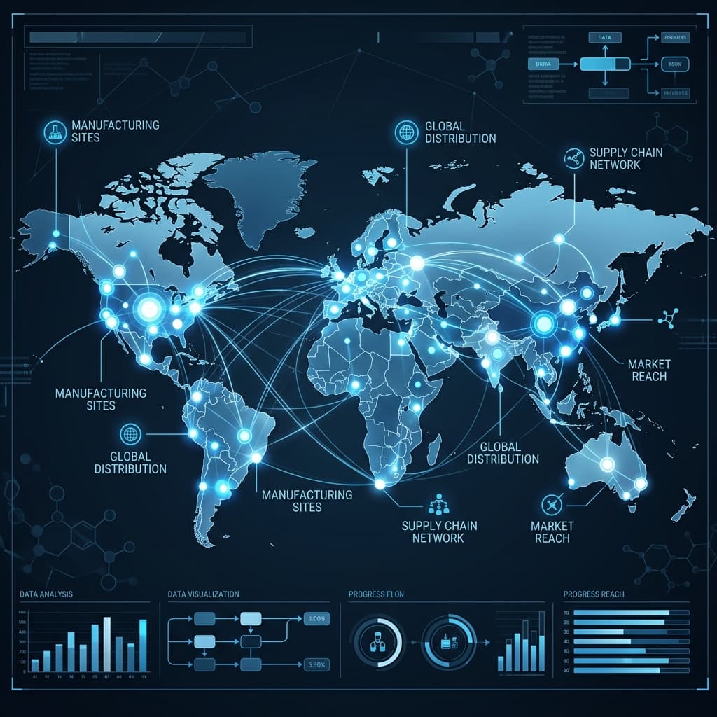 Meyonex pharmaceutical export map and global presence