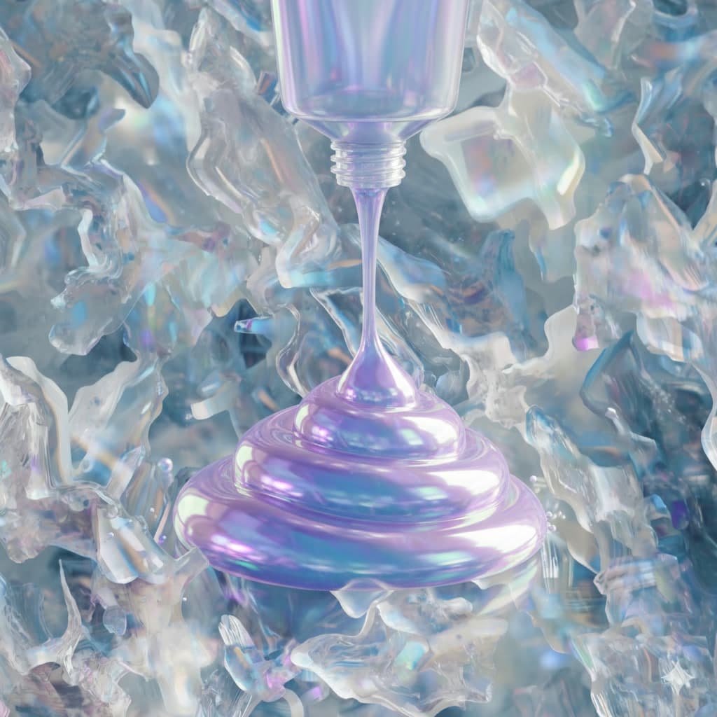 Abstract smooth pharmaceutical artwork representing external preparation capability